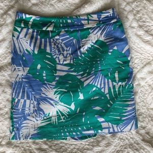 Loft Skirt Floral Patterned